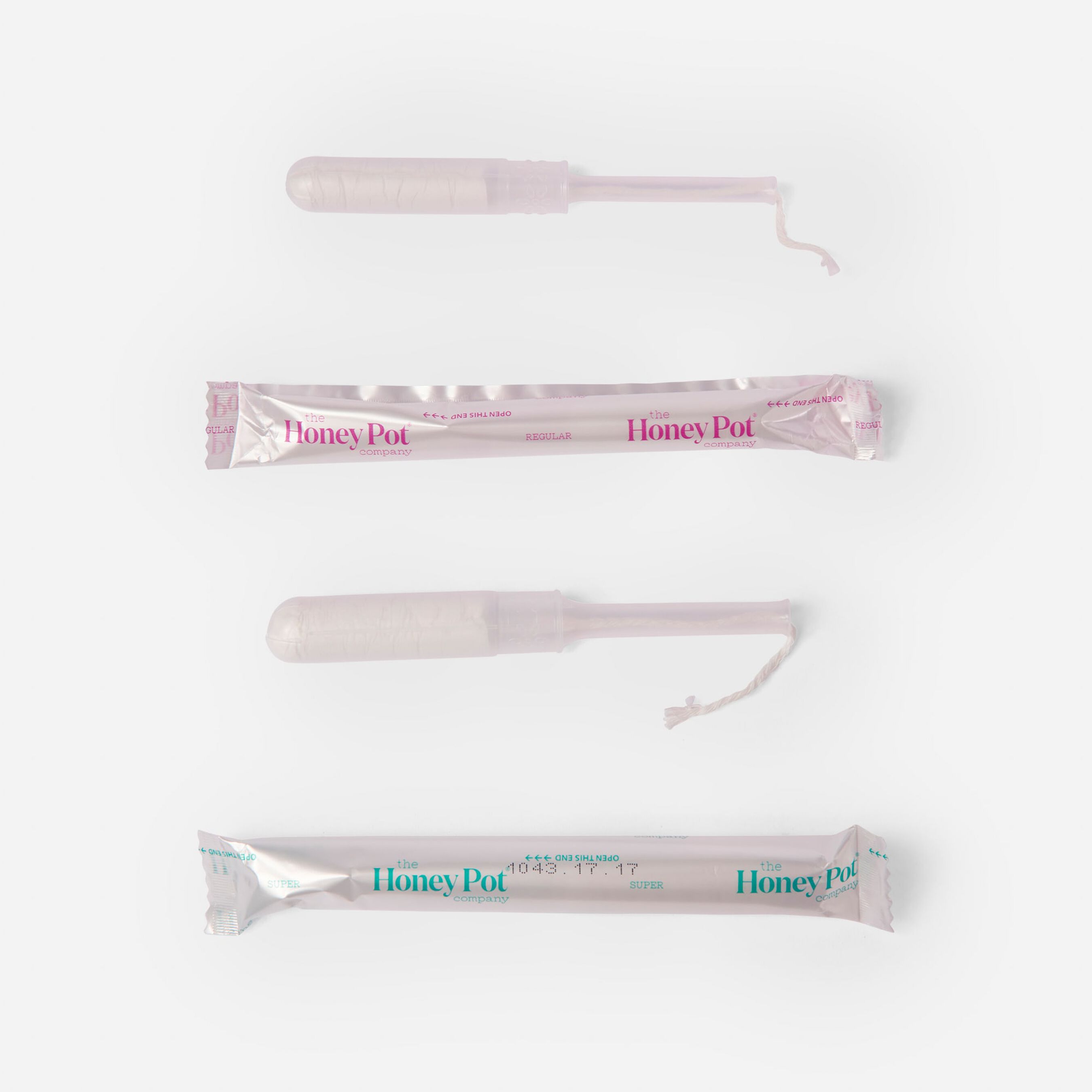 HSA Eligible The Honey Pot Duo Pack Organic Cotton BPA Free Applicator